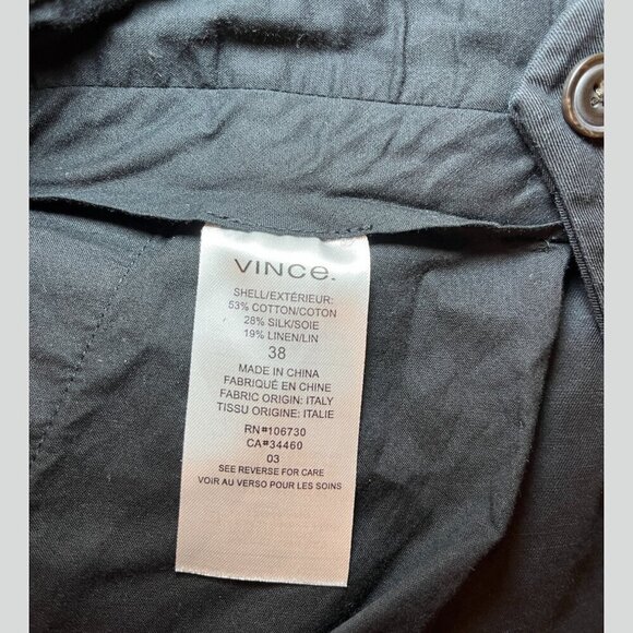 Vince Black Straight Leg Pants - Picture 10 of 12